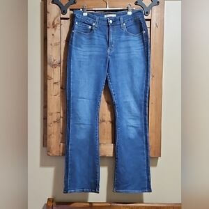 Levi's 725 High Rise Stretch Bootcut In Did It Matter Blue W31 L30